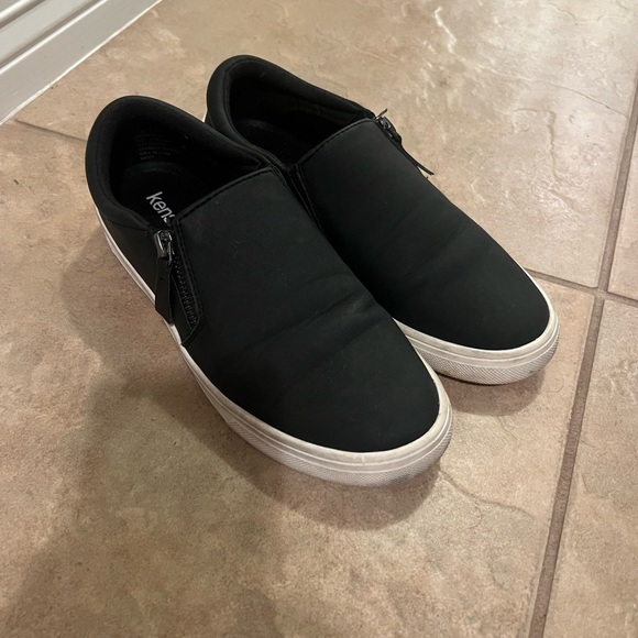 Kensie Shoes - Kensie Black Slip-On Sneakers